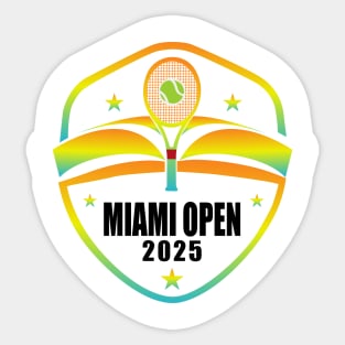 Miami Open Tennis 2025 for Tennis Lover Sticker